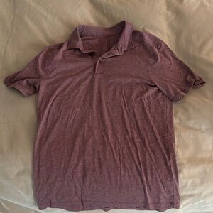 Men's Lululemon Casual Polo Shirt - Maroon